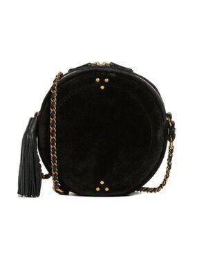 Jerome Dreyfuss Remi Circle Velvet Crossbody Bag